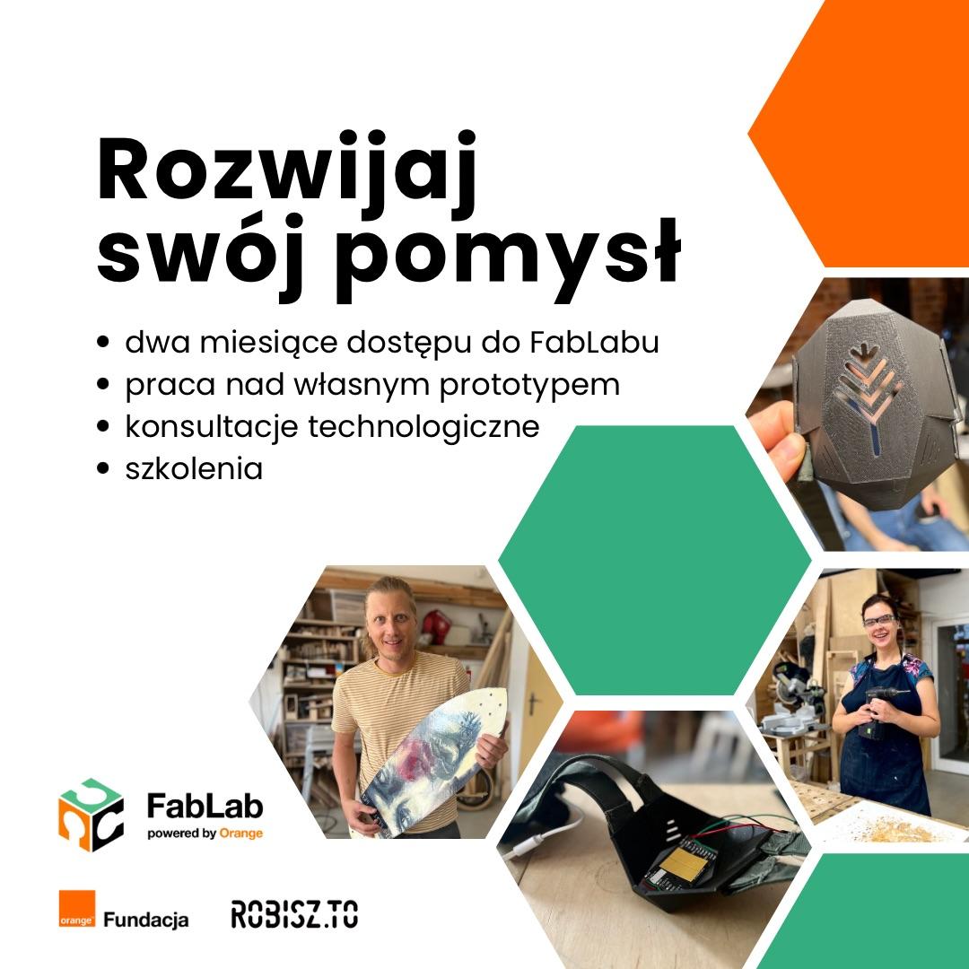 Rozwijaj swój pomysł w FabLabie - rekrutacja do dwumiesięcznego programu