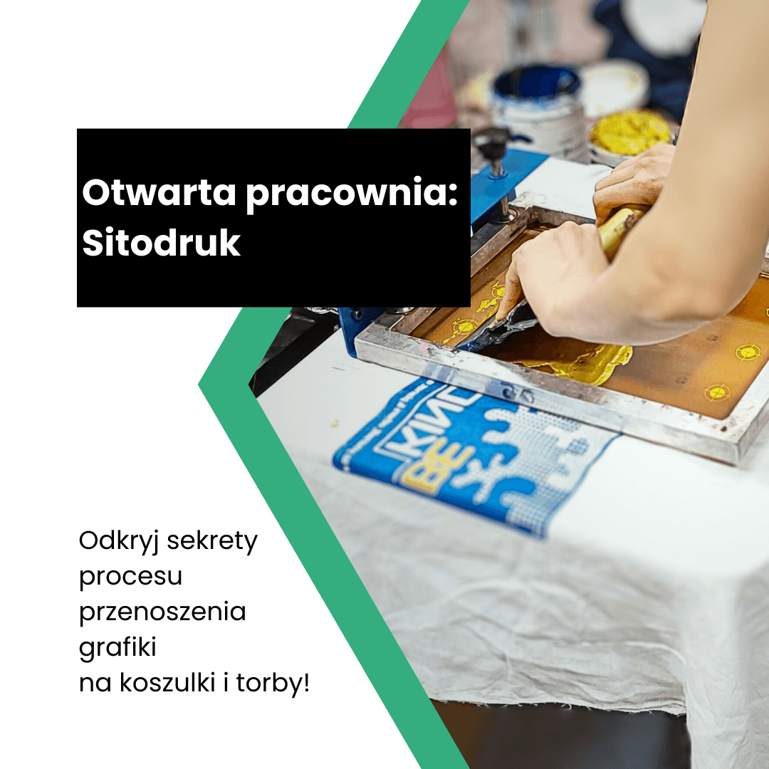 Dzień otwarty pracowni sitodruku w FabLabie