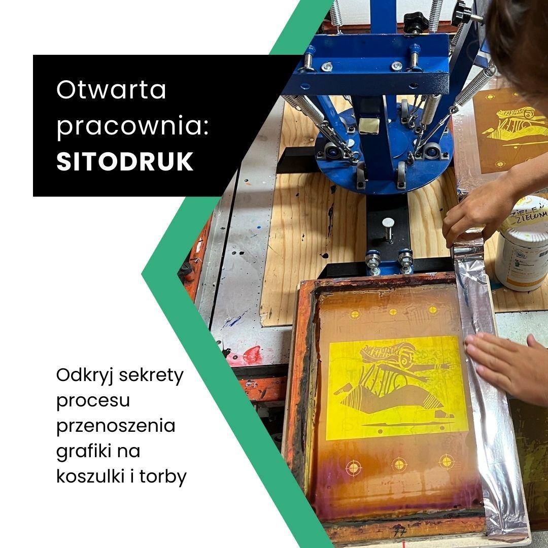 Dzień otwarty w pracowni sitodruku w FabLabie