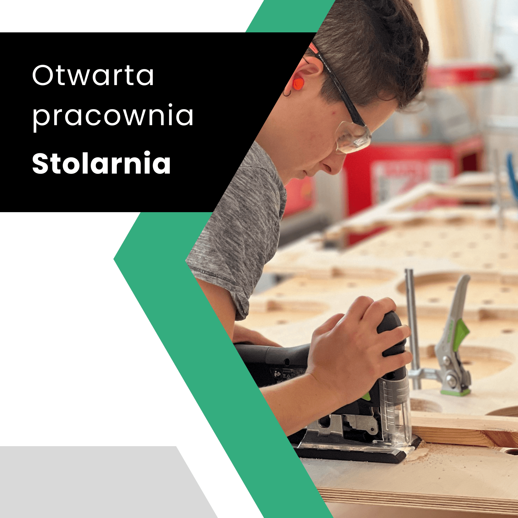 Dzień otwarty w stolarni w FabLabie