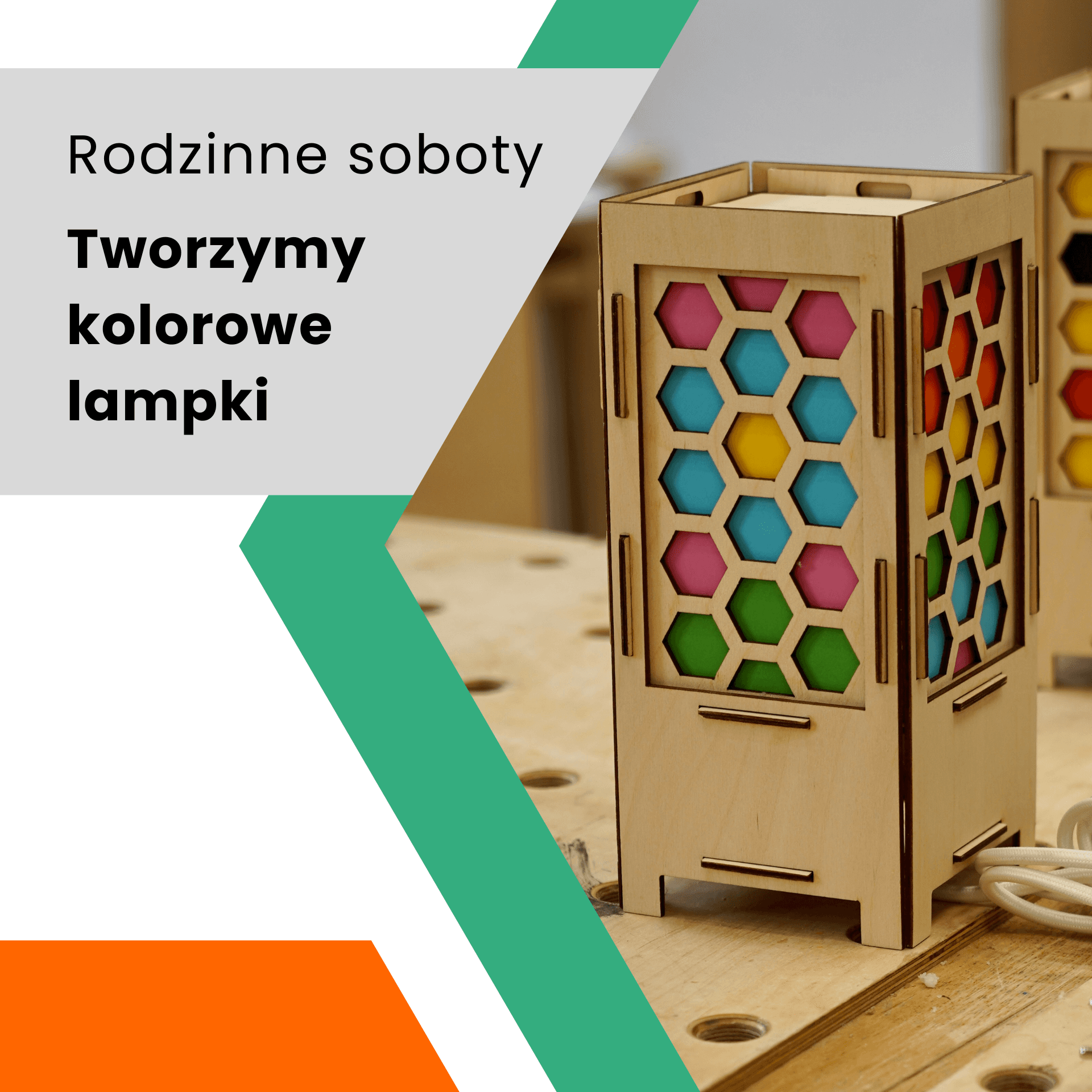 Rodzinne soboty: Tworzymy kolorowe lampki
