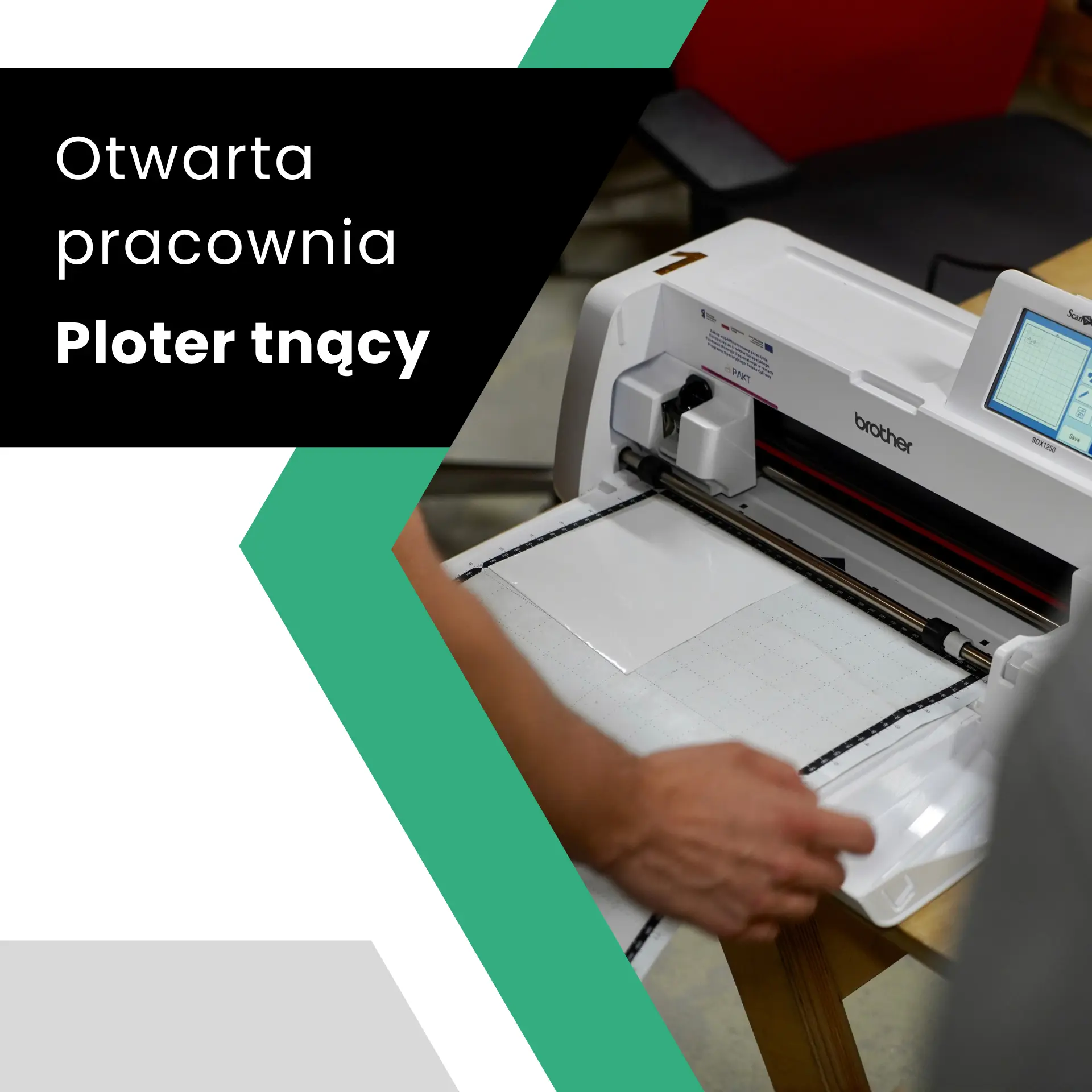Otwarta pracownia – Ploter tnący