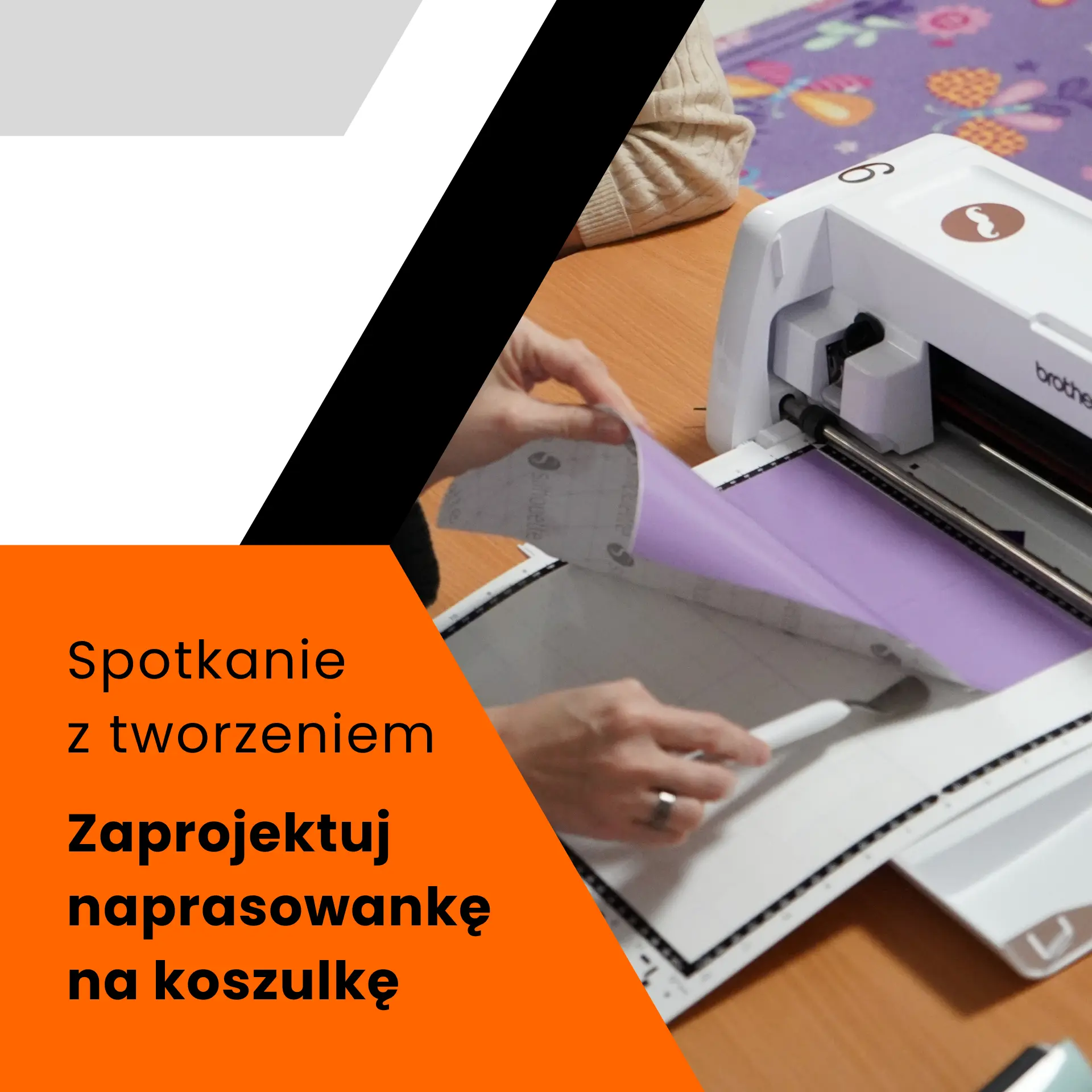 Spotkania z tworzeniem: Zaprojektuj naprasowankę na koszulkę
