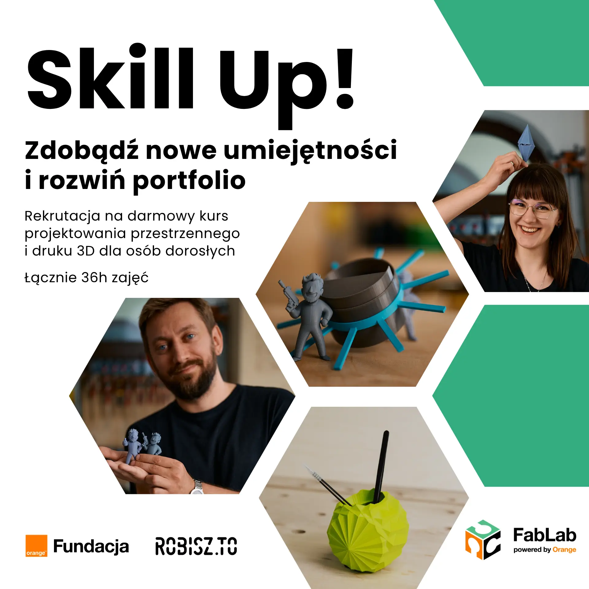 Skill Up! Naucz się projektowania przestrzennego i rozwiń swoje portfolio druku 3D